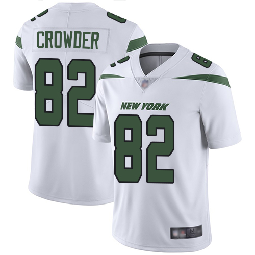 New York Jets Limited White Men Jamison Crowder Road Jersey NFL Football 82 Vapor Untouchable